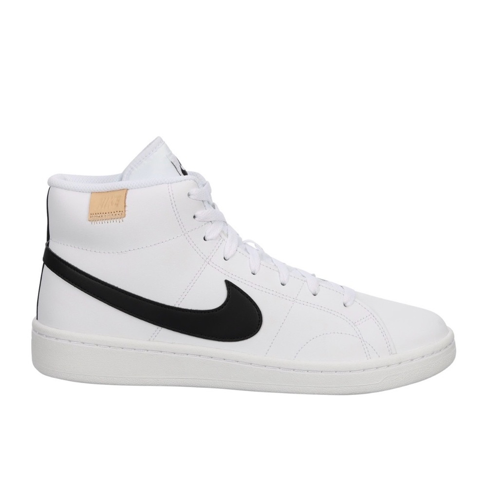 Nike Men's Court Royal 2 Mid Top White/ Black Sneakers Size 11